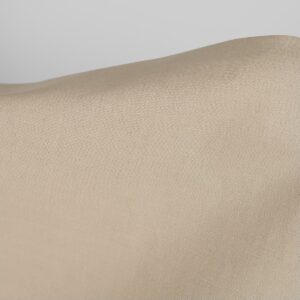 Linen cotton fabric grey-brown and warm grey melange, 150cm