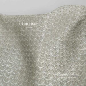 Lin bomull bølgemønstret stoff