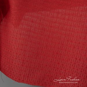 Scarlet red fabric