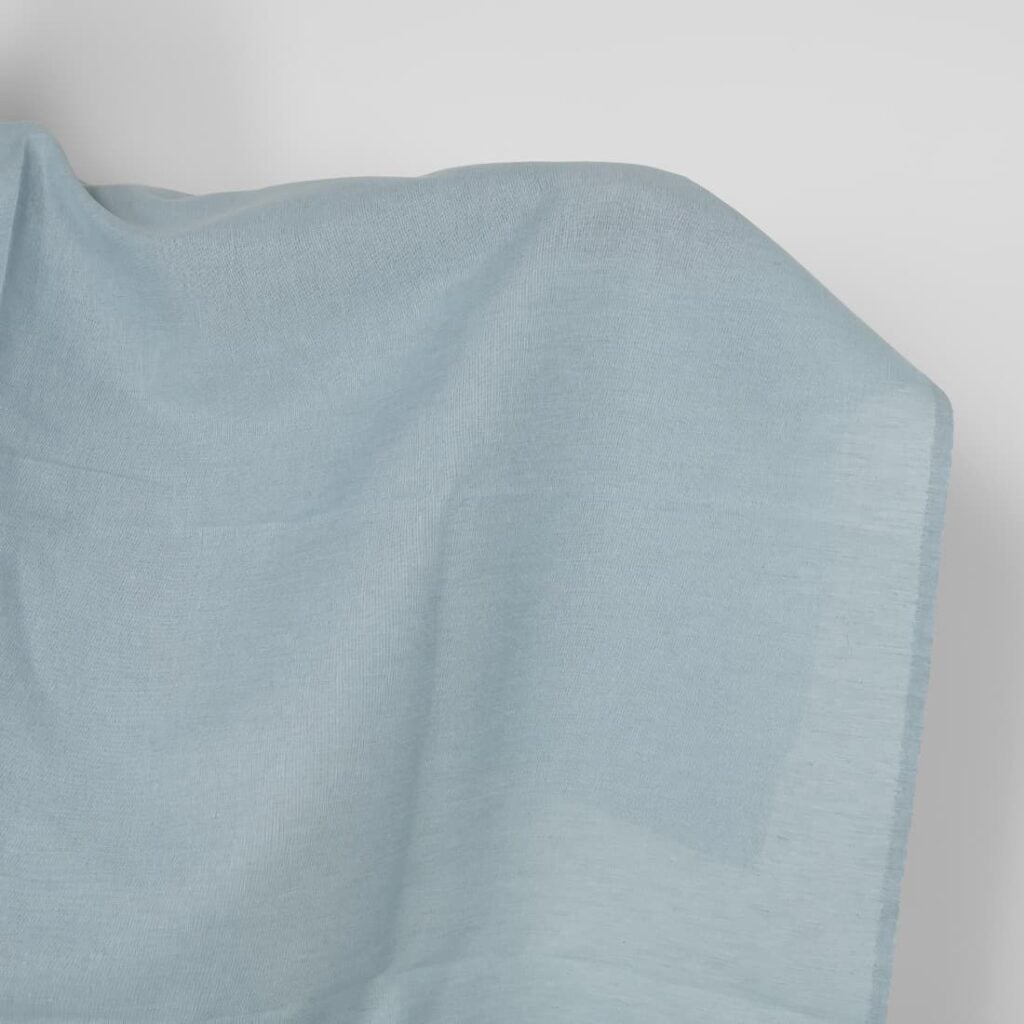 Linen fabric light greyish blue