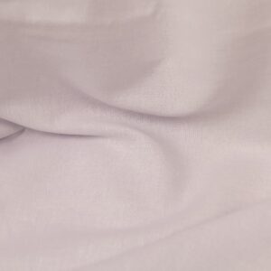 Wide linen cotton fabric lilac colour close up detail