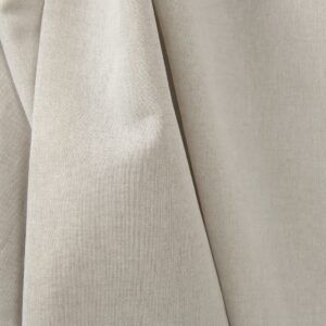 Wide linen cotton fabric natural light grey colour product photo