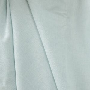 Wide linen cotton fabric pale turquoise colour product photo