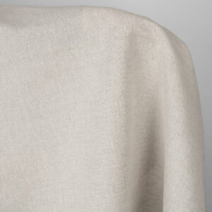 Lightweight, plainly-woven linen / cotton fabric in light grey for sewing a variety of home textile items as well as clothes and accessories