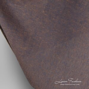 Linen cotton melange fabric.