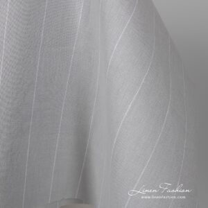 Light grey cyed linen cotton fabric.