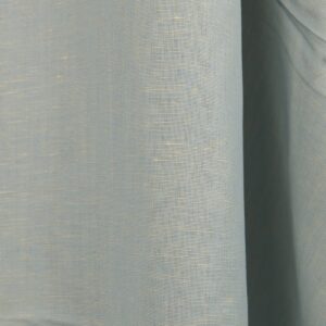 Lin-bomullsstoff lyseblå og kremfarget melange 12 Lin-bomullsstoff lyseblå og kremfarget melange