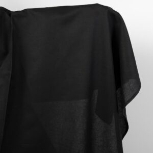 Linen cotton fabric black colour