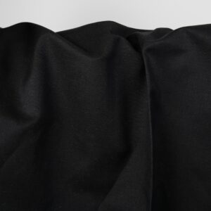 Linen cotton fabric black colour product photo
