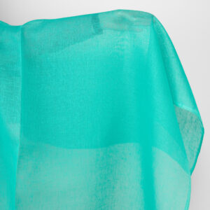 Linstoff tynt klar turkisgrønn