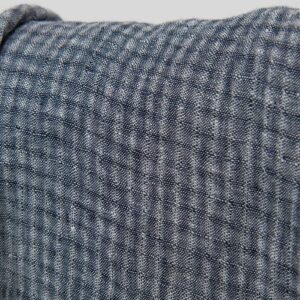 washed-linen-fabric-in-checks, open-weave checks