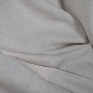 Patterned fabric undyed linen and white mix texture
