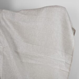 Linstoff naturlig ufarget og hvit blanding 7 Linen fabric natural undyed and white mix