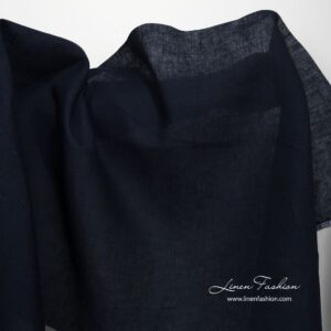 Svart-blått linstoff