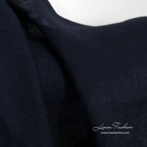 Svart-blått linstoff