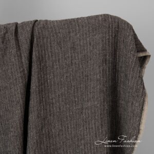 black chevron linen.