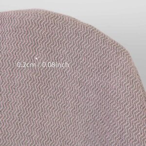 Linen cotton heavy fabric lilac and grey zigzag washed, with measurements