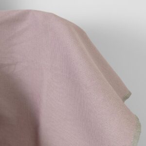 Lin bomull kraftig stoff lilla og grå vaffel