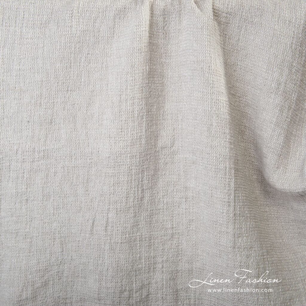 Light gray linen fabric