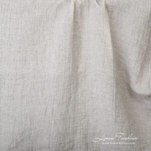 Light gray linen fabric
