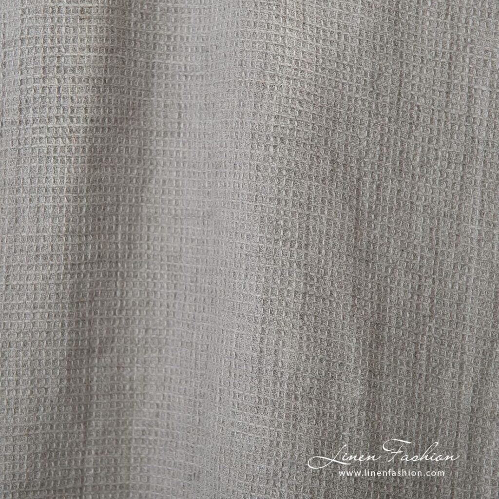 Gray linen fabric