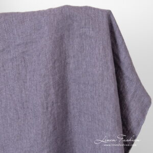 Lin fiolett satengstoff, vasket 5 linen violet satin fabric.
