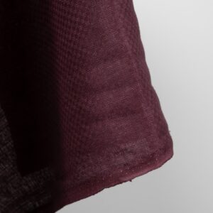 linen bordo fabric in rhombus for hometextile