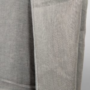 linen satin grey fabric, double sided. both sides