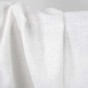 off white linen herringbone fabric