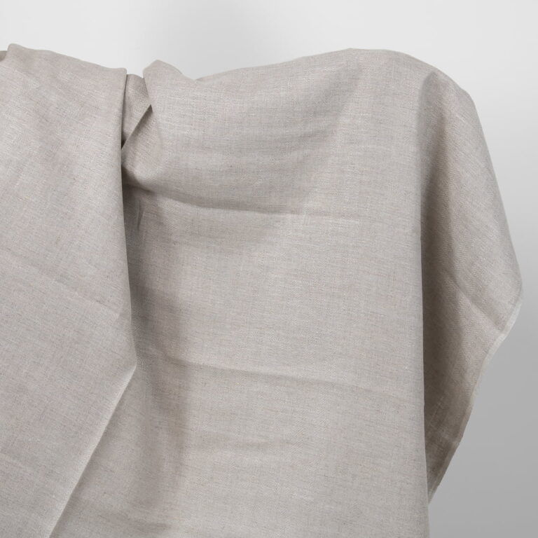 linen natural heringbone