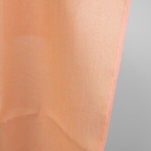 linen panama fabric peach color