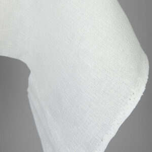 Off-white linen "waffle" fabric