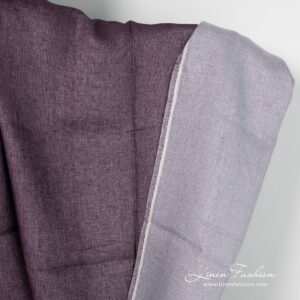 Linen mauve color fabric