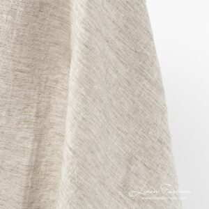Brownish grey linen-cotton fabric, wide.