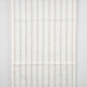 Narrow off-white linen fabric
