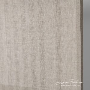 Linen fabric in natural flax colour.