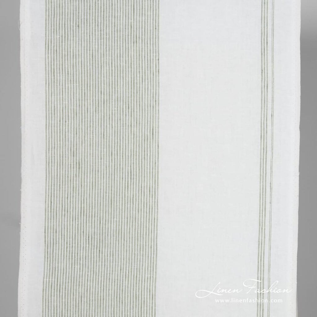 White linen fabric
