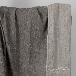 linen grey jacquard, washed.