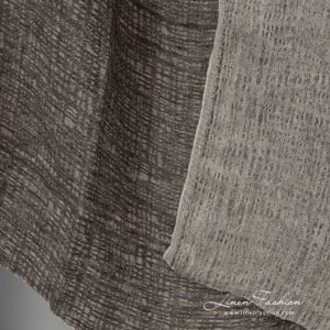 linen grey jacquard, doublesided.