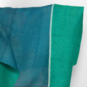 Linstoff dobbeltsidig blå og kjølig grønn