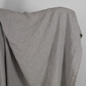 Washed linen fabric grey shades mix