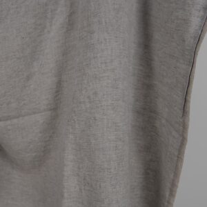 Washed linen fabric grey shades mix edge