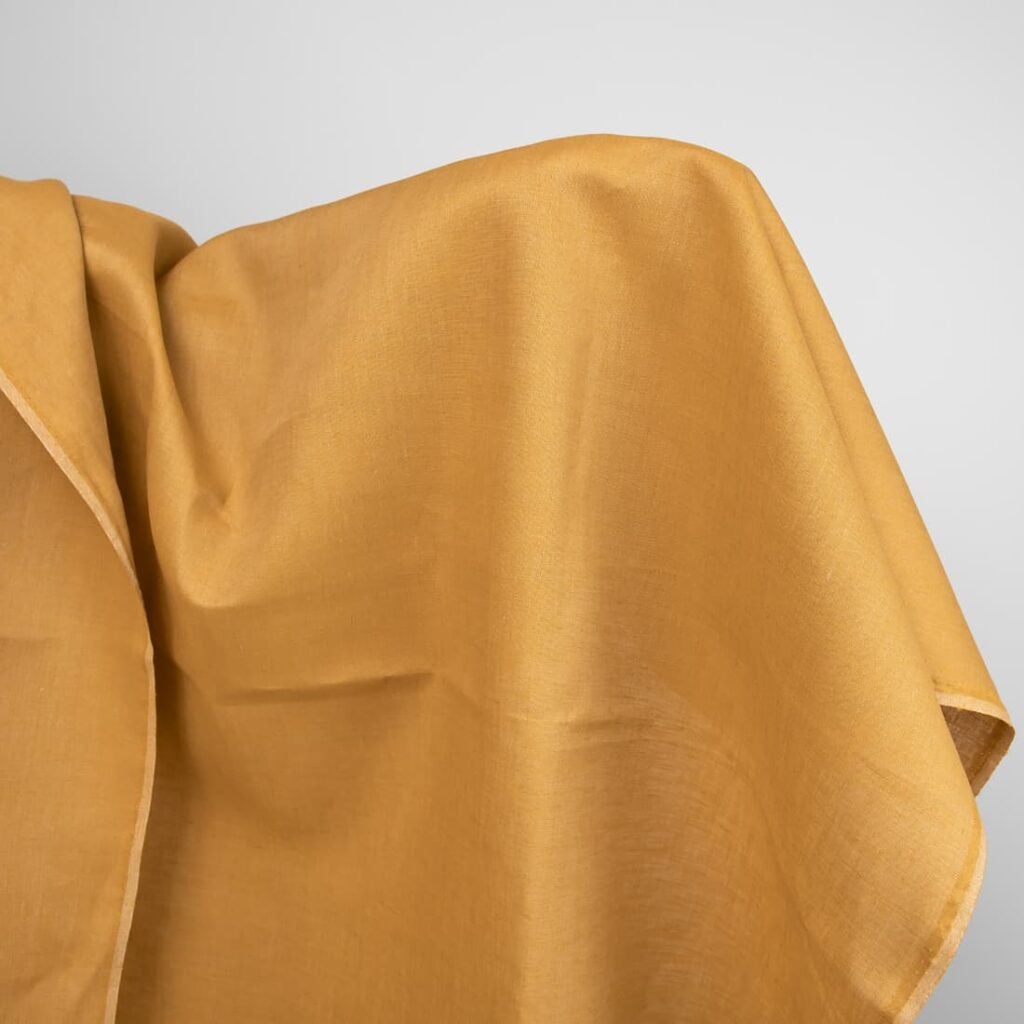 mustard linen fabric