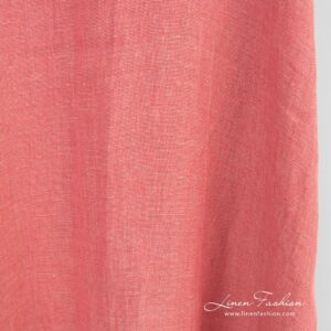 Linen fabric, specially washed to increase softness