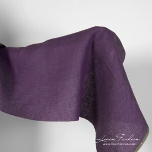 Mauve linen fabric