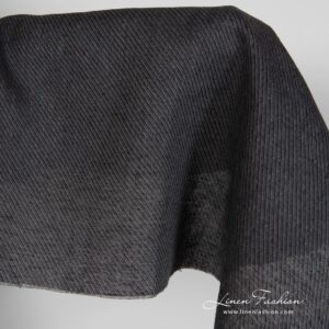 Ash grey linen fabric