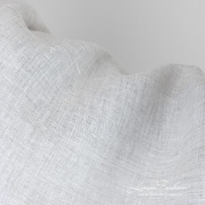 Off-white linen fabric