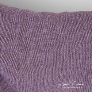 Violet linen fabric in fine delicate design