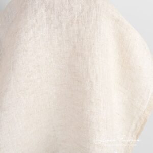 Linen fabric in fine delicate design