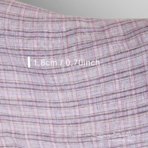 Violet linen fabric, specially washed to increase softness